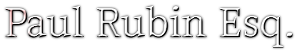 Paul Rubin, Esq.